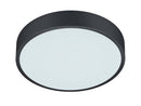 Plafoniera da Interno a LED in Metallo Nero Opaco