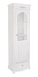 Vetrina Blanc 1 Anta 1 Cassetto H170 in Legno