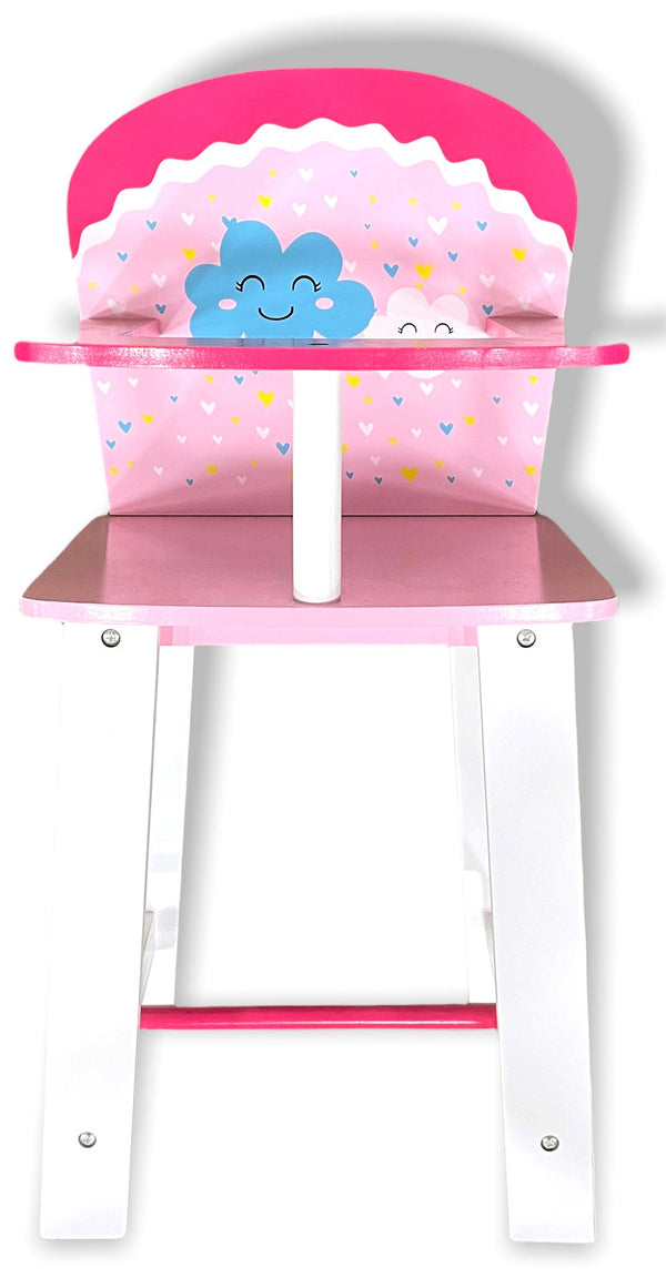 Hochstuhl für Puppe 26x21x54,5 cm in Holz prezzo