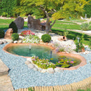 Laghetto Artificiale Roccia a Bordo Largo 360x210x52 cm 2000 Litri