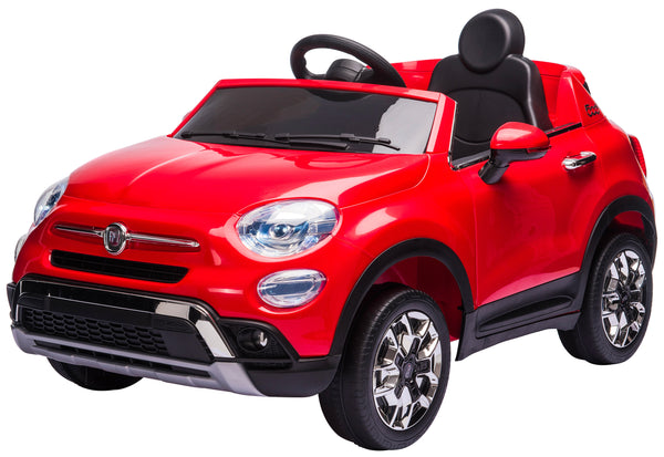acquista Macchina Elettrica per Bambini 12V con Licenza Fiat 500X Rossa