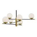 Lampada pendente Modern in Metallo e Vetro Nostalgia Opaco Oro