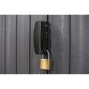 Casetta da Giardino Porta Attrezzi 125,8x184,5x205,1 cm in Resina Keter Darwin 4x6 Grigia