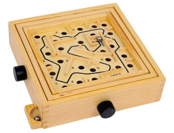 Labyrinthspiel 21x5x21 cm aus Holz sconto