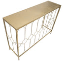 Console Glam Balcony 112x31x81,25 cm in Ferro Oro