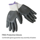 Set 6 Gabbioni da Giardino 100x30x50 cm per Sassi e Legna   