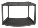Mobiletto SPA a Giorno per Vasca Idromassaggio Rotonde 60x30x57 cm Grigio
