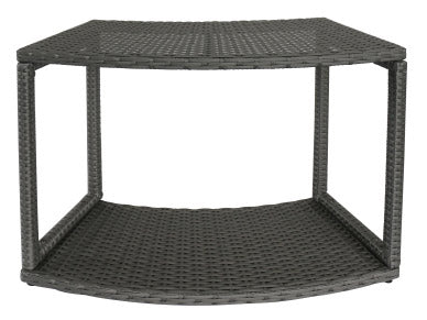 Offener SPA-Schrank für runde Whirlpool-Badewanne 60 x 30 x 57 cm Grau prezzo