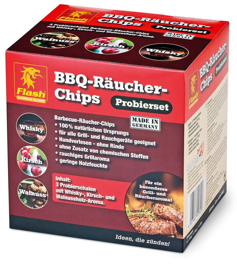 Legnetti Aromatizzati 3 Gusti per Barbecue Vannini Smoking Chips