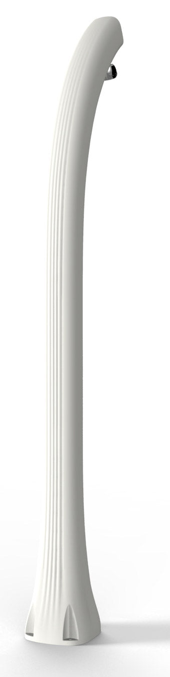 Doccia Solare da Giardino 28L Miscelatore Arkema Happy Five Bianco