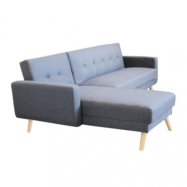 Arthur Schlafsofa 176x84x84 cm in dunkelgrauem Stoff prezzo