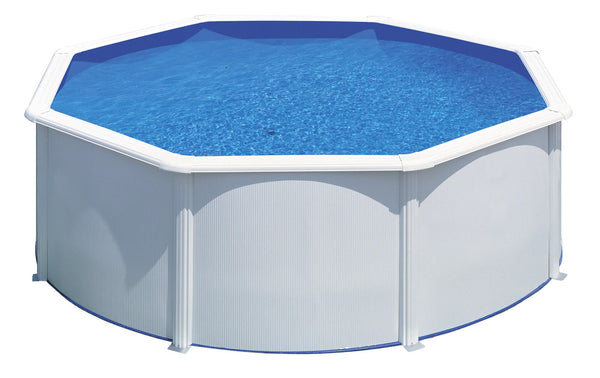 Piscina Rotonda Fuori Terra Ø300xh120 cm in Acciaio e PVC Gre Fidji sconto