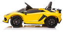 Macchina Elettrica per Bambini 12V con Licenza Lamborghini Aventador Gialla