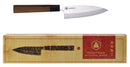 Coltello Giapponese Lama 14 cm per Intaglio e Filettatura Carne e Pesce