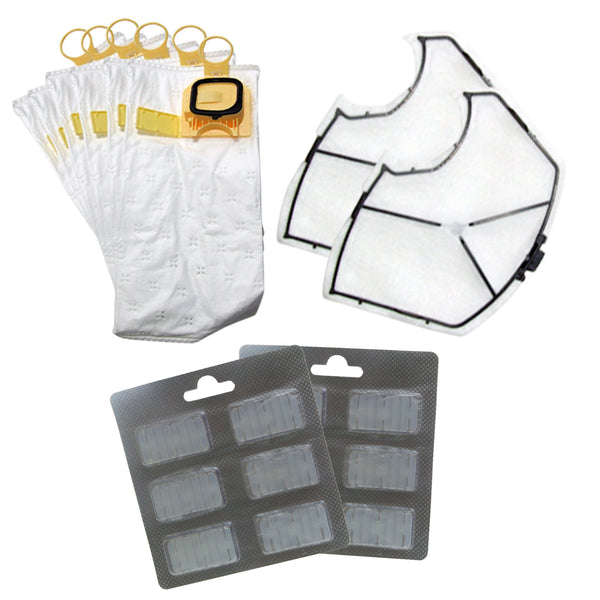 online Ersatzteilset 12 Sachets 2 Motorfilter 12 kompatible Parfüms Kobold VK140 VK150