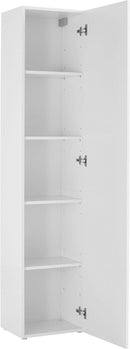 Armadio 1 Anta 40x30x180 cm Maruska Bianco Lucido