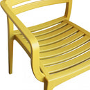 Poltrona Eveline 58,5x55,2x84 cm  in Polipropilene Giallo