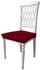 Set mit 2 Stretch-Stuhlhussen aus Bordeaux Fashion Polyester