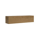 Mobile Pensile TV con Anta a Ribalta e Foro Passacavi 173,6x40x39,5 cm Quercia Naturale