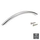 Maniglie per Mobile 10 mm Interasse 224 mm Acciaio Nichel Satinato 25 Pezzi Emuca
