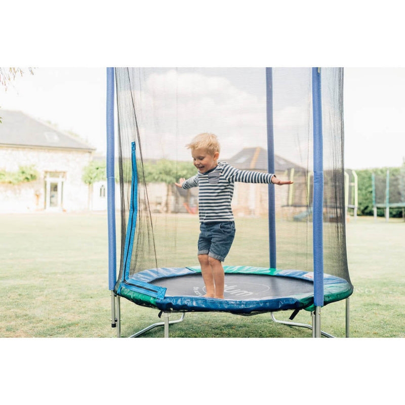 Trampolino Tappeto Elastico per Bambini Ø140 cm con Rete di Sicurezza 