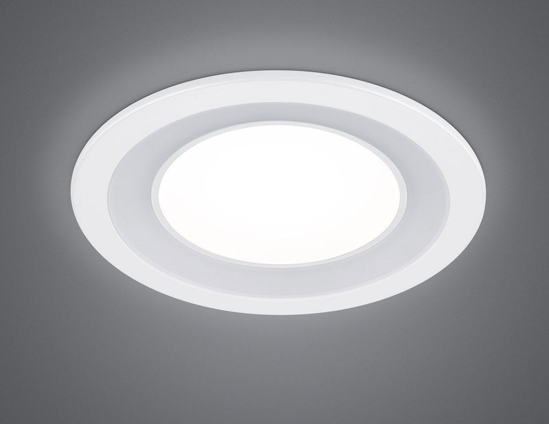 Faretto da Interno a LED in Plastica Bianco Opaco