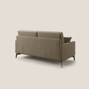 Divano 3 Posti 180x94x90 cm in Tessuto Marrone