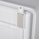 Lettiera per Gatti 47,5x35,5x36,7 cm in PP Bianco e Grigio