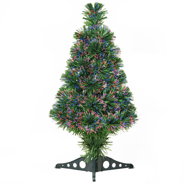 sconto Künstlicher Weihnachtsbaum 60 cm 55 Zweige mit grüner Faseroptik