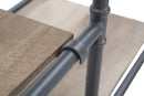 Libreria Manhattan Big 93x47x190 cm MDF e in Ferro