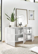 Mobile Buffet in Melaminico 180x42x84cm TFT Blossom Bianco