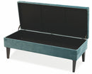 Panca Contenitore 121x51x47 cm in Velluto Soriani Verde