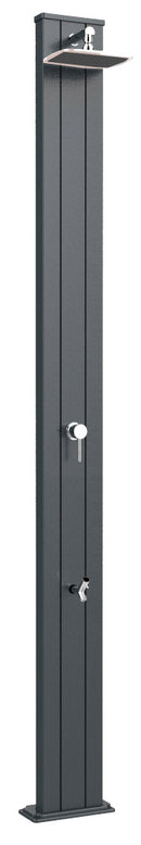 Doccia da Esterno Giardino Miscelatore e Lavapiedi Arkema Spring S Grigio Antracite