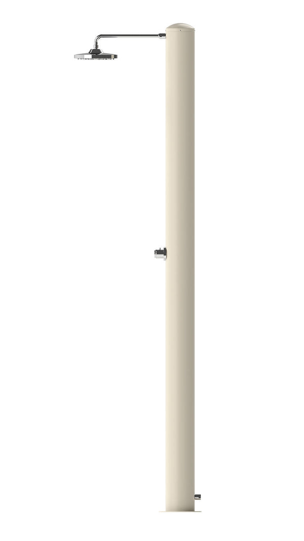 prezzo Doccia Solare da Giardino 28 L Soffione Eco Rain e Miscelatore Temporizzato Tevere TB Bianco Perla