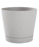 Vaso da Interno e Esterno Ø29x26cm in Polipropilene Orione 29 Cloud Bianco