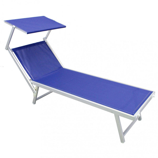 Bari Garden Sonnenliege 181 x 61 x 38 h cm aus blauem Aluminium acquista