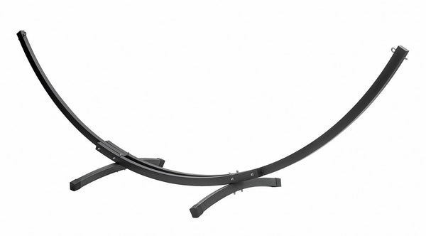 sconto Supporto per Amaca da Giardino 404x130x120 cm in Acciaio Antracite