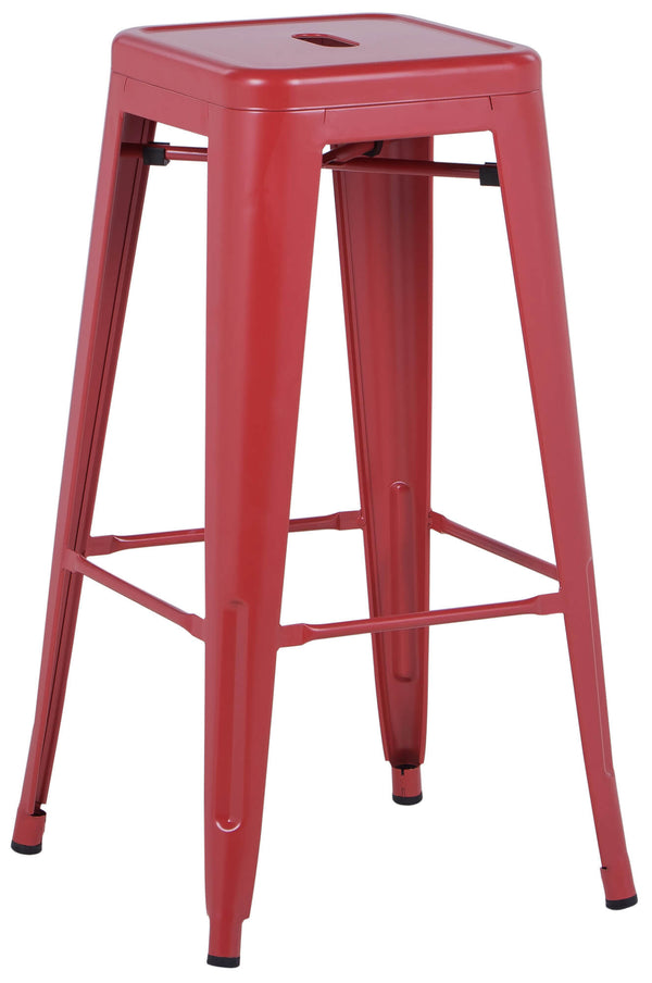 prezzo Motti Victoria Roter Barhocker aus Metall