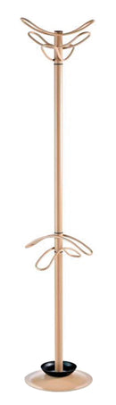 Appendiabiti da Terra Ø36x178 cm con Portaombrelli in Metallo Fumer Harry Beige