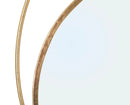 Specchio Planet 90x3x83 cm in Ferro e MDF Oro