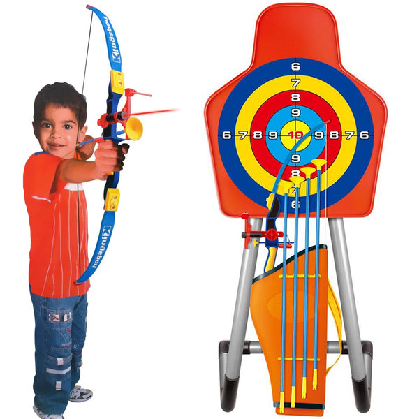 online Set Arciere Per Bambini Con Arco 4 Frecce Mirino Laser Bersaglio E Portafrecce