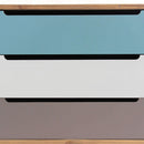 Mobile Brisbane 80x35,5x66,5 h cm in Legno Multicolor