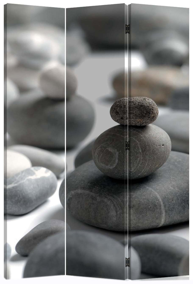 Paravento Separè 3 Pannelli 120x180cm Tela Stampata Tosini Stones