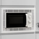 Cornice per Incasso di Forno a Microonde in Mobile da Cucina 60 cm in Plastica Emuca Argento