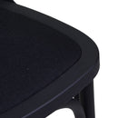 Sedia da Giardino in Plastica Cross Nero