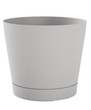 Vaso da Interno e Esterno Ø29x26cm in Polipropilene Orione 29 Cloud Bianco