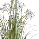 Pianta Artificiale allium Altezza 115 cm Bianco