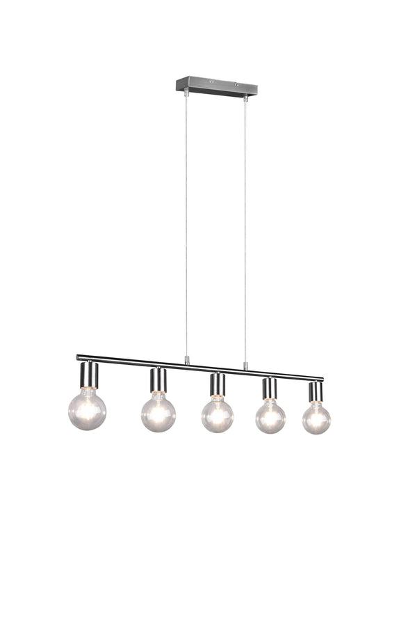 online Innenpendelleuchte aus matt vernickeltem Metall