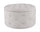 Pouf Contenitore Porta Scarpe Ø 70x40 cm Ernestine in Tessuto Grigio Chiaro
