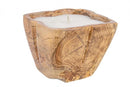 Candela Akabe 25x25x20 cm con Struttura in Legno